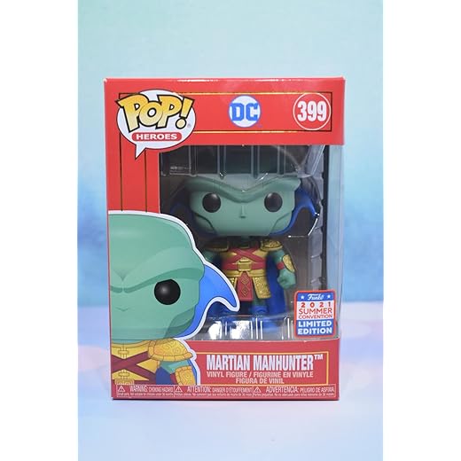 Funko Pop Dc Imperial Palace Martian Manhunter Funkon 2021 Exclusive