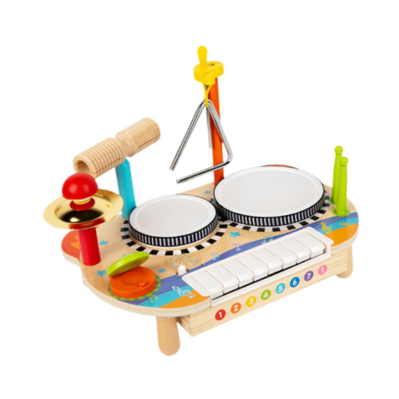 Giocattoli per batteria elettronica per pianoforte che offrono | sonore coinvolgenti, sviluppano le capacità motorie fini nei giovani musicisti, regali per batteria per bambini dai 3 ai 6