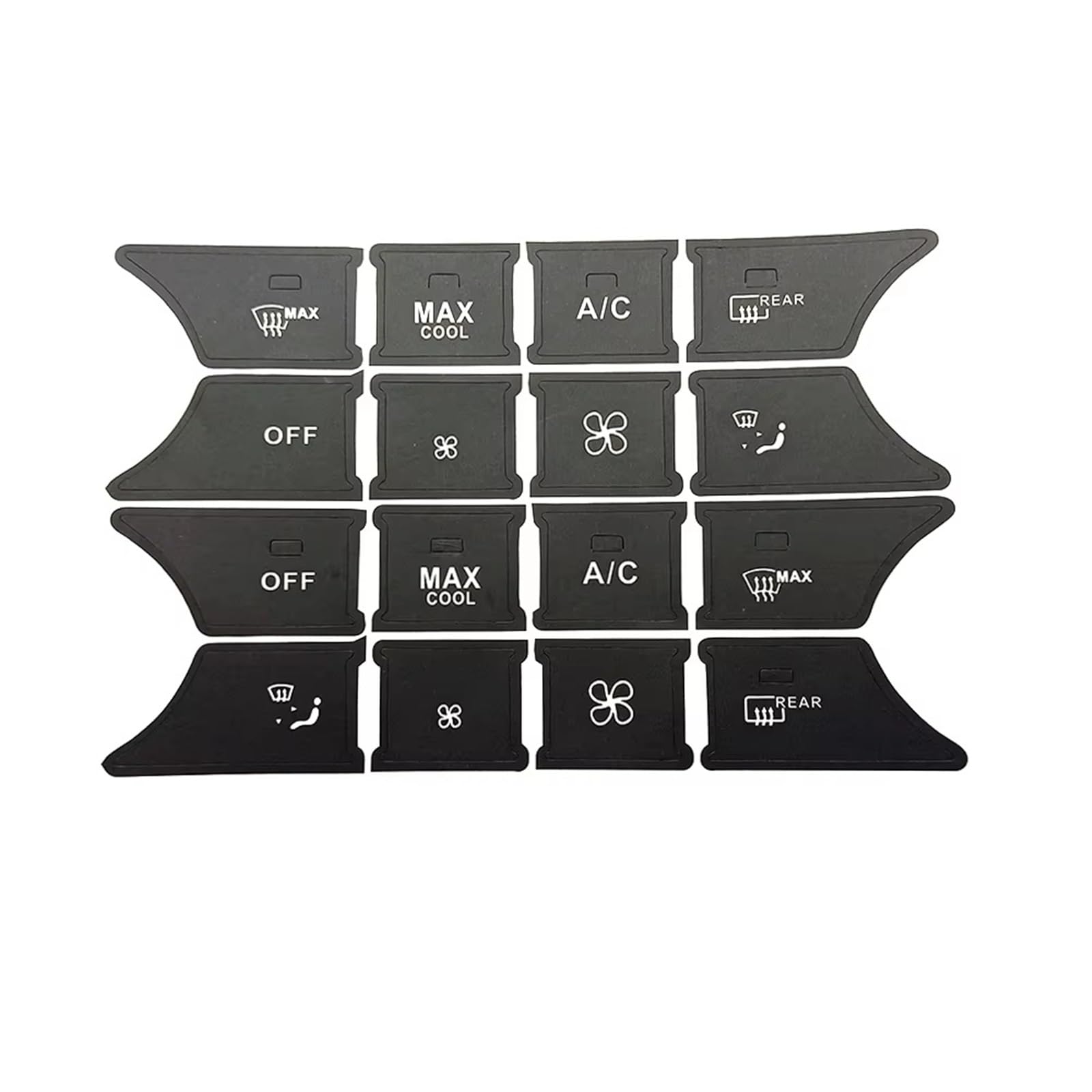 Interior Button Stickers Compatible with Benz for CLS C218 2010-2013