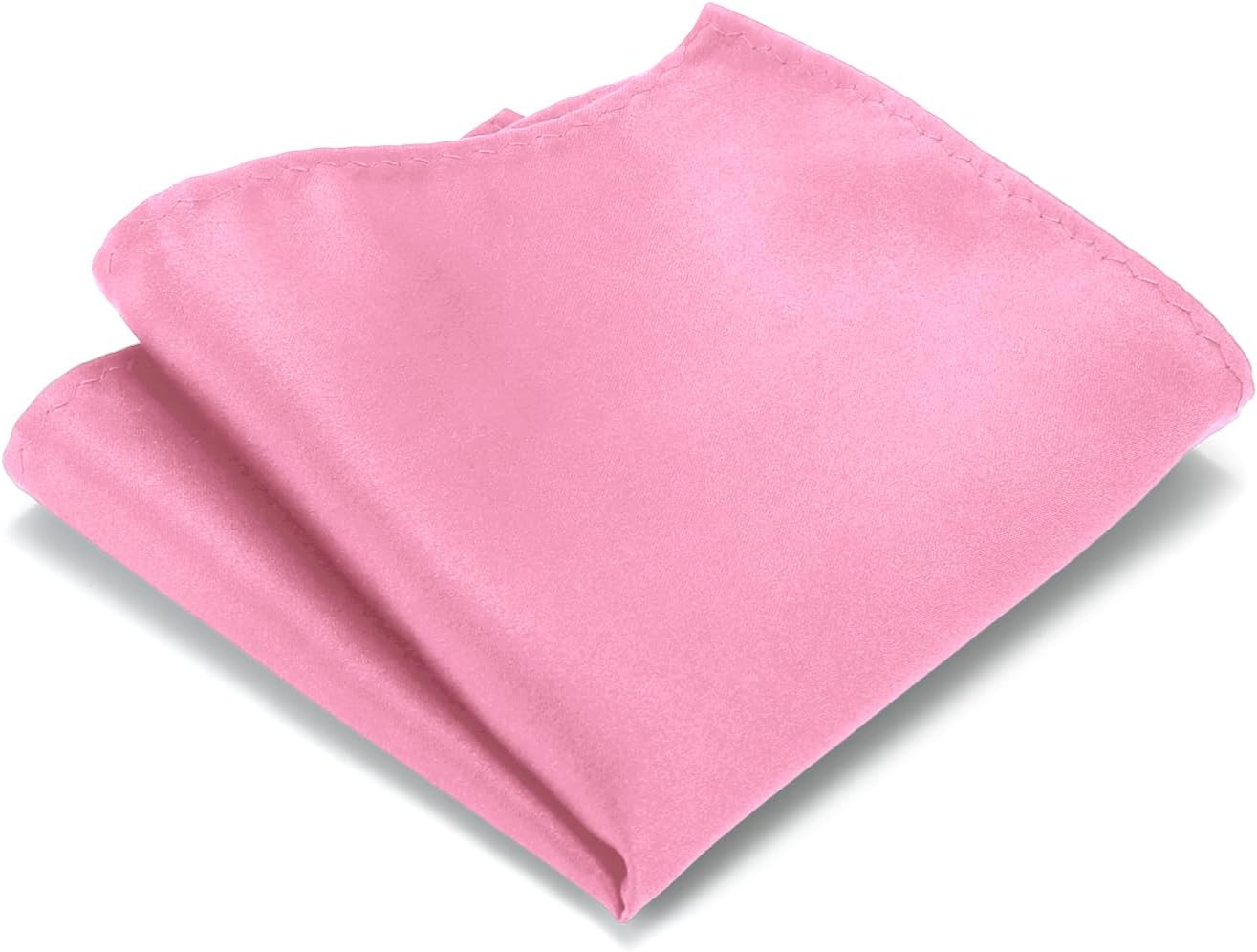 Black Tie Set in Gift Box Mens Solid Color 3.15" (8CM) Black Necktie and Pocket Square Set - Image 3