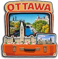Vista 20 de London Ontario Canadá - Imán de madera para nevera, colección de madera 3D, hecho a mano, recuerdos de la ciudad de viaje, imán para nevera
