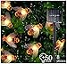 Produktbild JZAMY Solar Gartenleuchten, LED Solar Gartenleuchten, Outdoor 8 Muster Biene Solarleuchten, wasserdichte Solar Lichterketten Für Garten Rasen Outdoor-Partys Hochzeit Weihnachtsdekoration