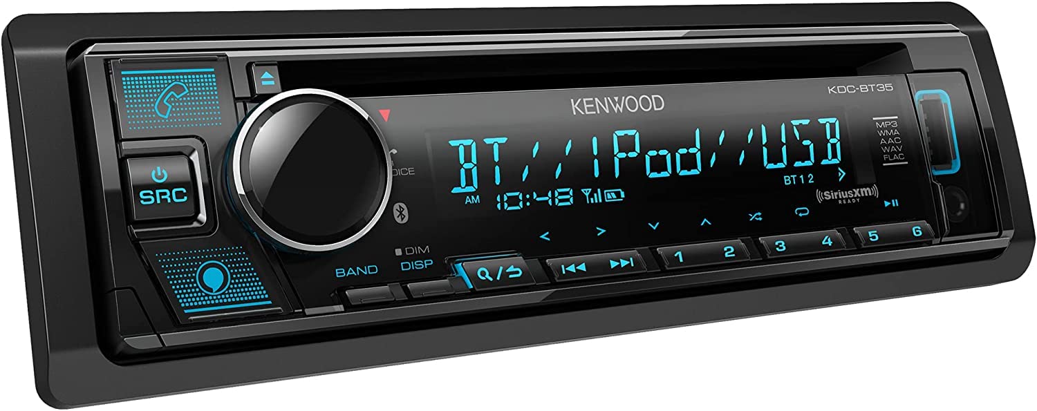 Amazon.com: KENWOOD KDC-BT35 CD Receiver, Bluetooth,Alexa Built-in