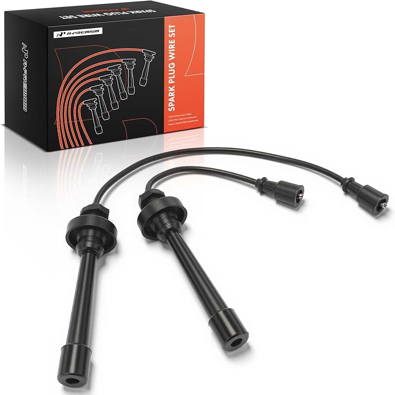 Jogo de cabos de vela A-Premium 5 mm para motores L4 – 2 unidades