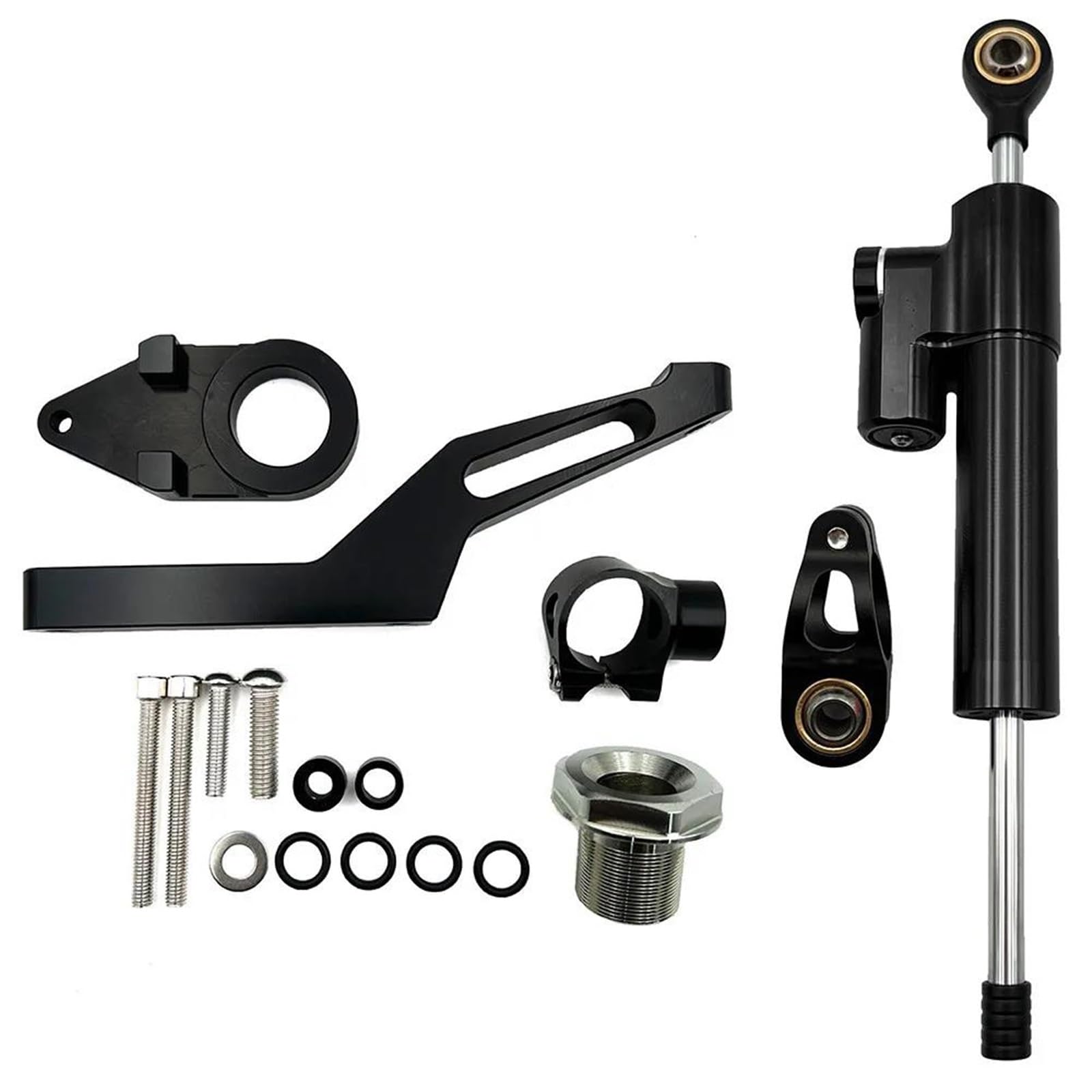 Motorcycle Aluminum Steering Damper Stabilizer Bracket Mount Kit for Kawasaki for Ninja ZX-6R ZX6R ZX 6R 636 2009-2022