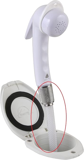 Scandvik Replacement 6' Hose 10290,White