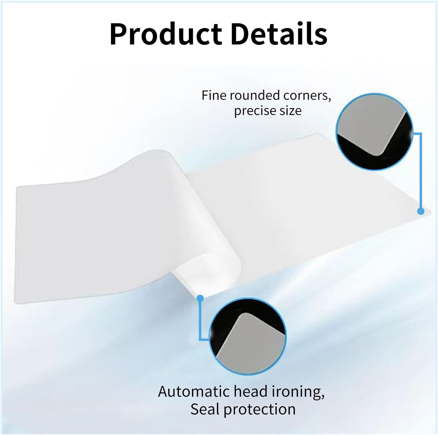 100 Pack 5mil Thermal Laminating Pouches,9x11.5 Inches Laminating Sheets,Letter Size,Clear, Office and School Supplies (200, 3MIL)