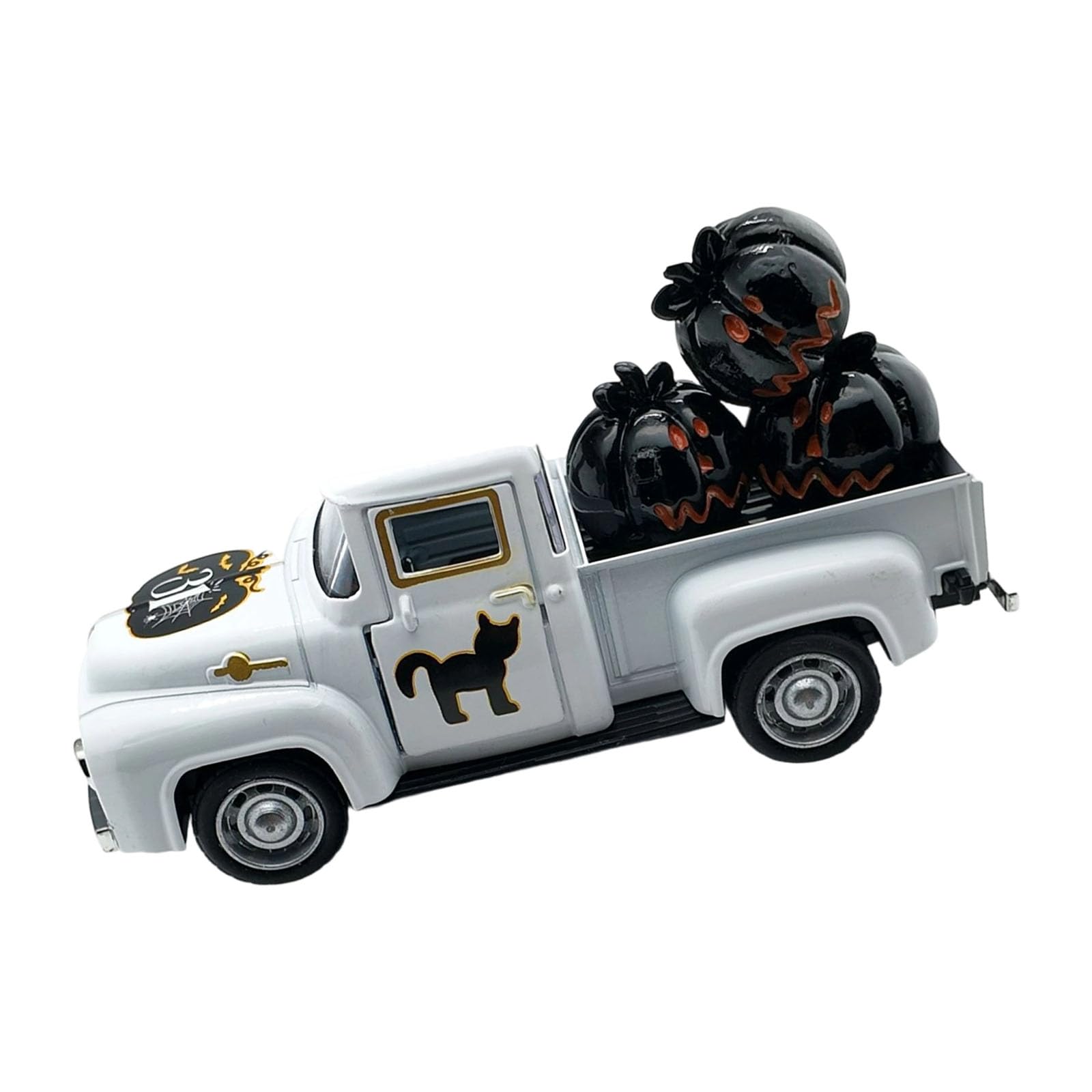 Elnwnnkc Miniature Antique Haunted Truck Model Decoration Ghostly Ornament Shelf Display Farmhouses Home Accent Ghostly Metal Truck