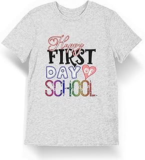 First Day of School Shirt, Back to School Shirt, Happy First Day of School, Teacher Life Shirt, 1st Day of School Shirt Women shirt, Student Top, Teacher Tee, %100 Cotton Custom Shirt, Happy First Day Sweatshirt, First Day Youth T-Shirt