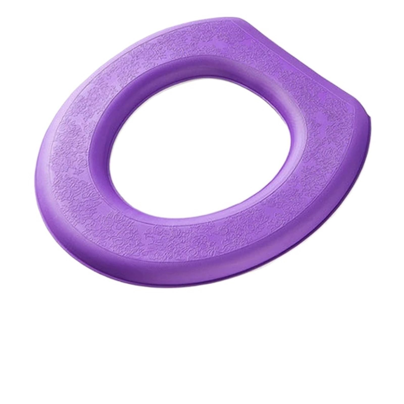 MZSKLW Padded Toilet Seat Washable Sticker Foam Toilet Cover Waterproof Bathroom Seat Reusable Silicone Four Seasons Household Accessories(Purple)