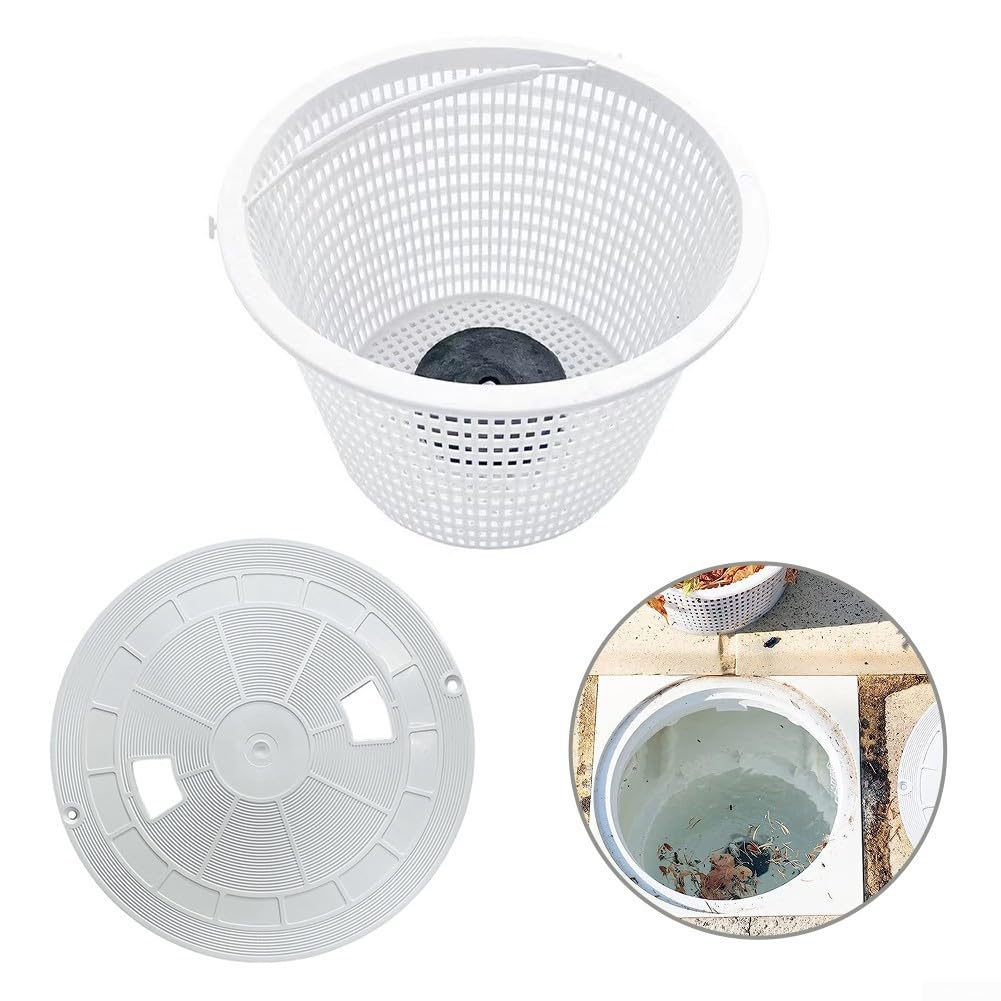 Pool SP10711 SP10712S - Cesta de Skimmer con Tapa SPX1070C de Repuesto para Modelos para Hayward SP1070 o SP1082