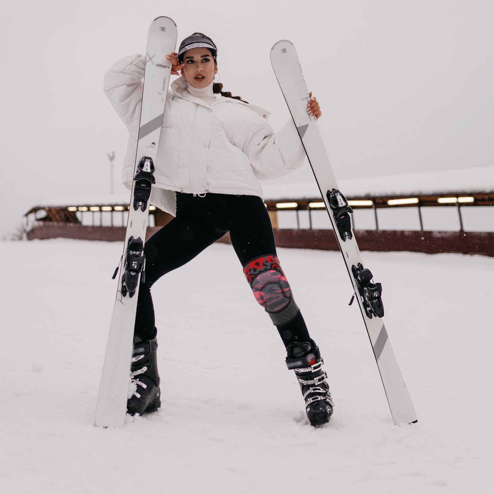 HANABASS Dance Brace for Women Knee Stabilizer Pads Comfortable Breathable Portable