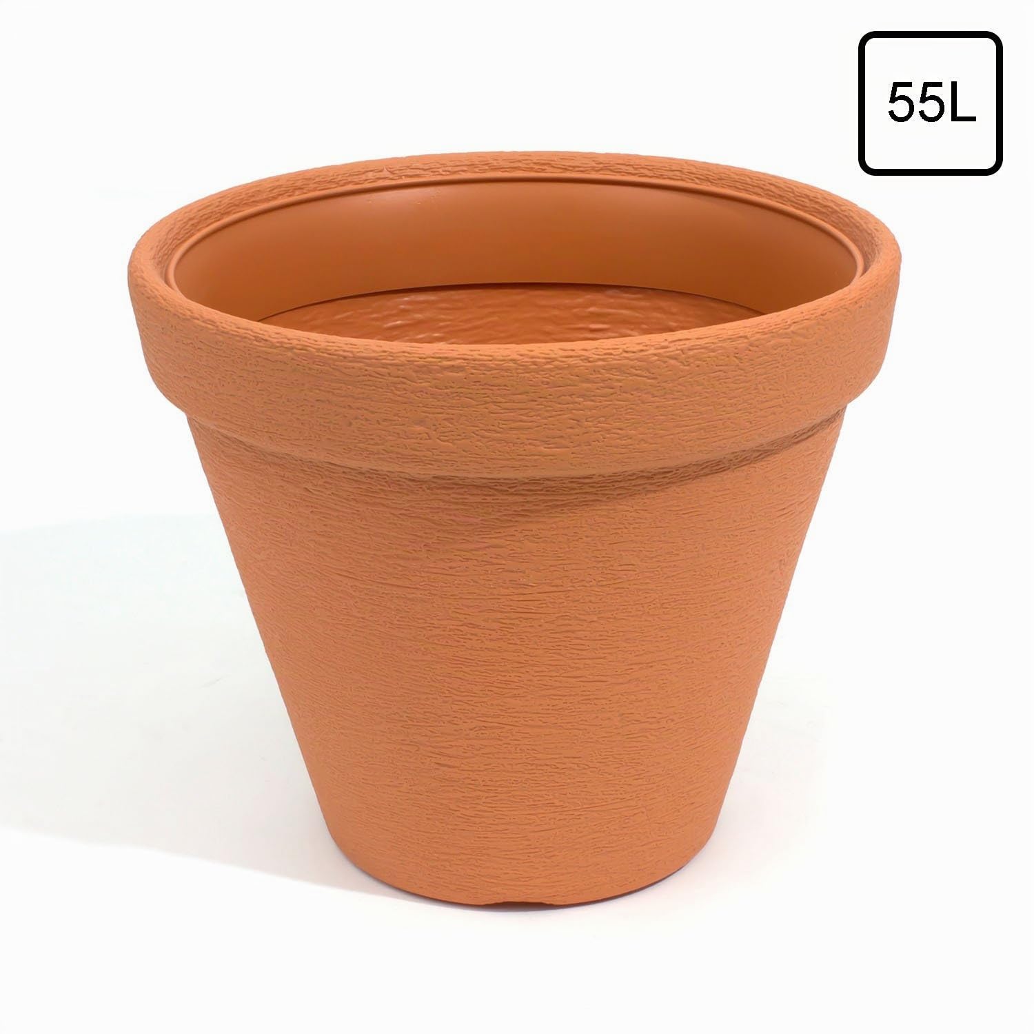 Prosperplast Pot de Fleurs Classique 67L, Terre Cuite 580x580x470 mm