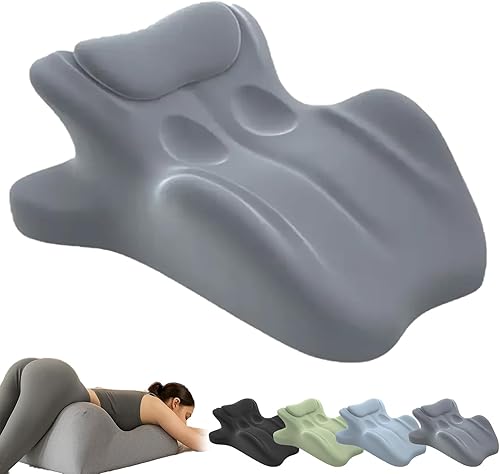 Chiro Monk - Almohada para parejas, almohada de apoyo de posición profunda para parejas, diseño de perfil bajo, almohada de cuña de espuma