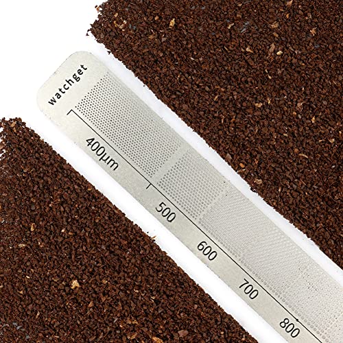 watchget Ground Coffee Measuring Ruler Stainless Steel Precision Measuring Tool