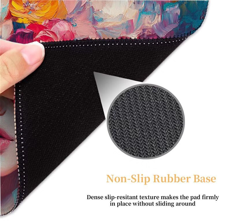 Tapis souris XXL imperméable et lavable avec base antidérapante - 5