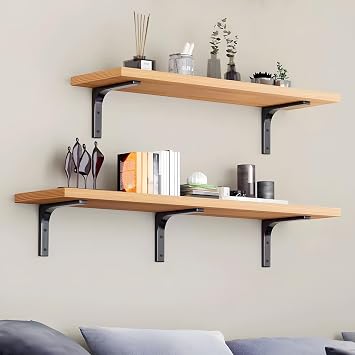 4 x 4 Inch Metal Shelf Bracket, Heavy Duty Shelf Support Bracket