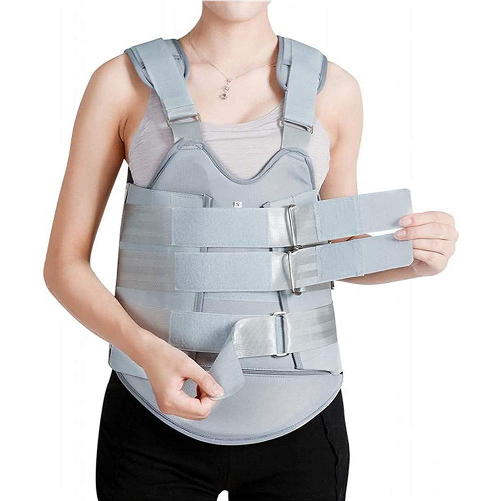 MBROS Thoracic Back spine Brace, Lumbar Spine Orthosis, Adjustable Cervical Thoracic Orthosis Thoracolumbar Fixation Brace