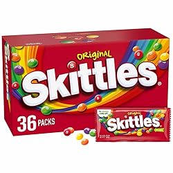 SKITTLES Original Chewy Candy, Full Size - 2.17 oz, 36 Ct Bulk Candy Pack