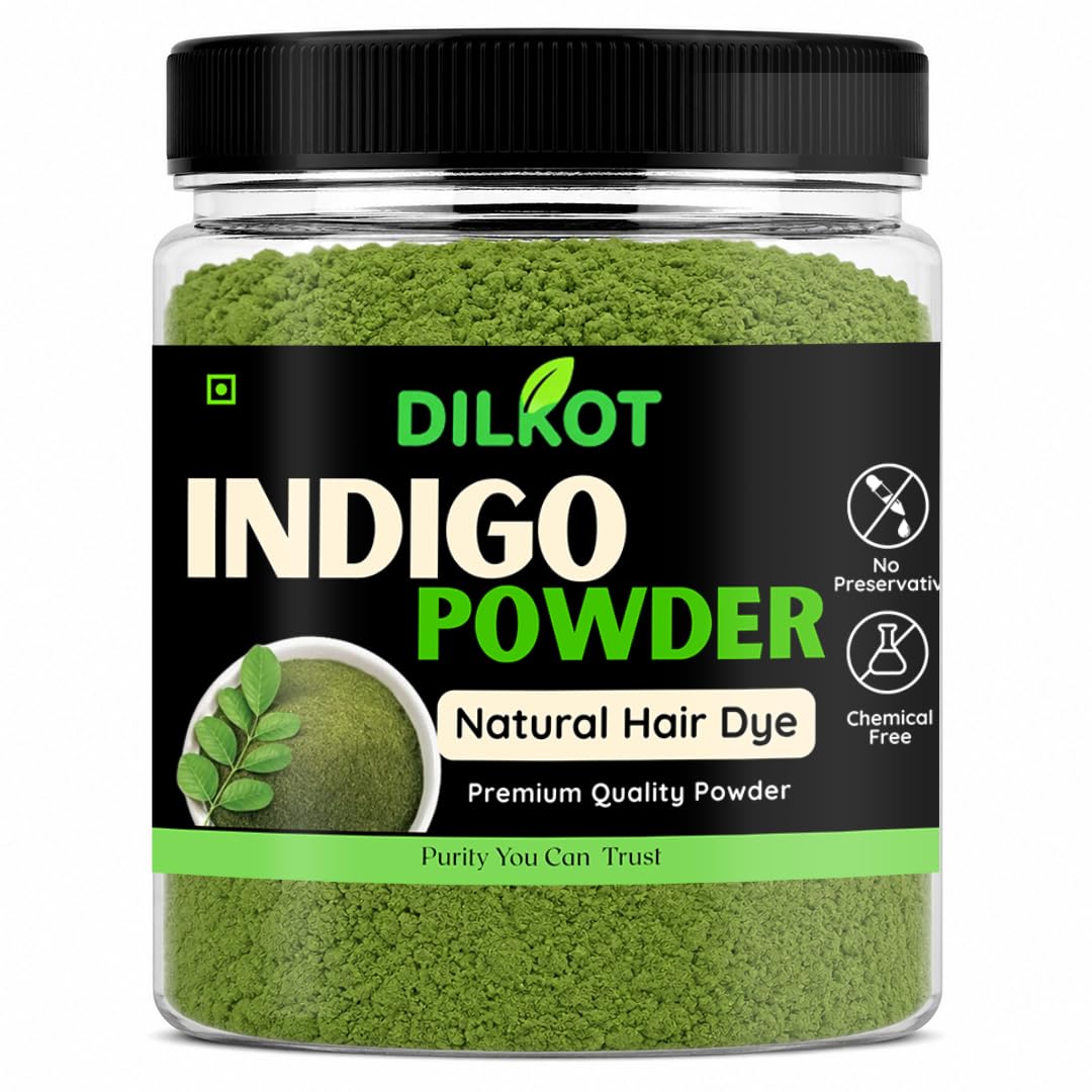 Indigo Powder 100g | Pure Indigofera Tinctoria for Natural Black Hair Dye| 100% Chemical-Free, No Ammonia or PPD | New-image-4