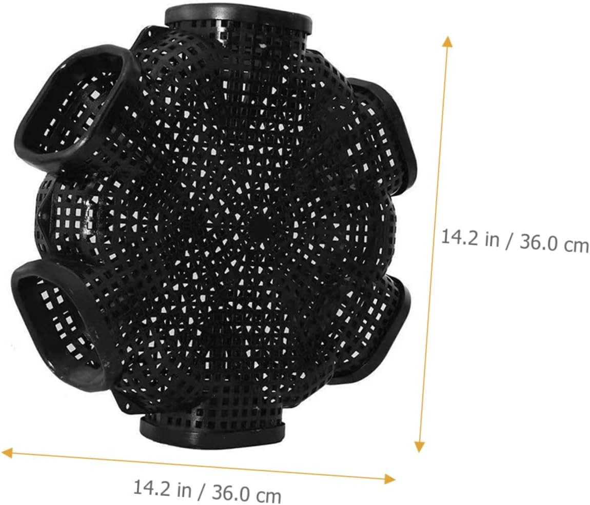 HEMOTON Crawfish Trap Cage Reusable Fishing Net for Eels and Crayfish Heavy-Duty Plastic Design for Freshwater and Saltwater Use Easy to Assemble Fishing Gear