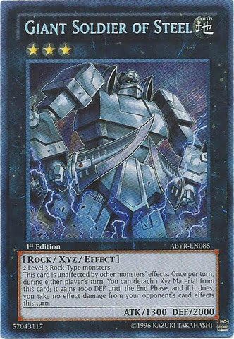 YU-GI-OH! - Giant Soldier of Steel (ABYR-EN085) - Abyss Rising - 1st Edition - Secret Rare
