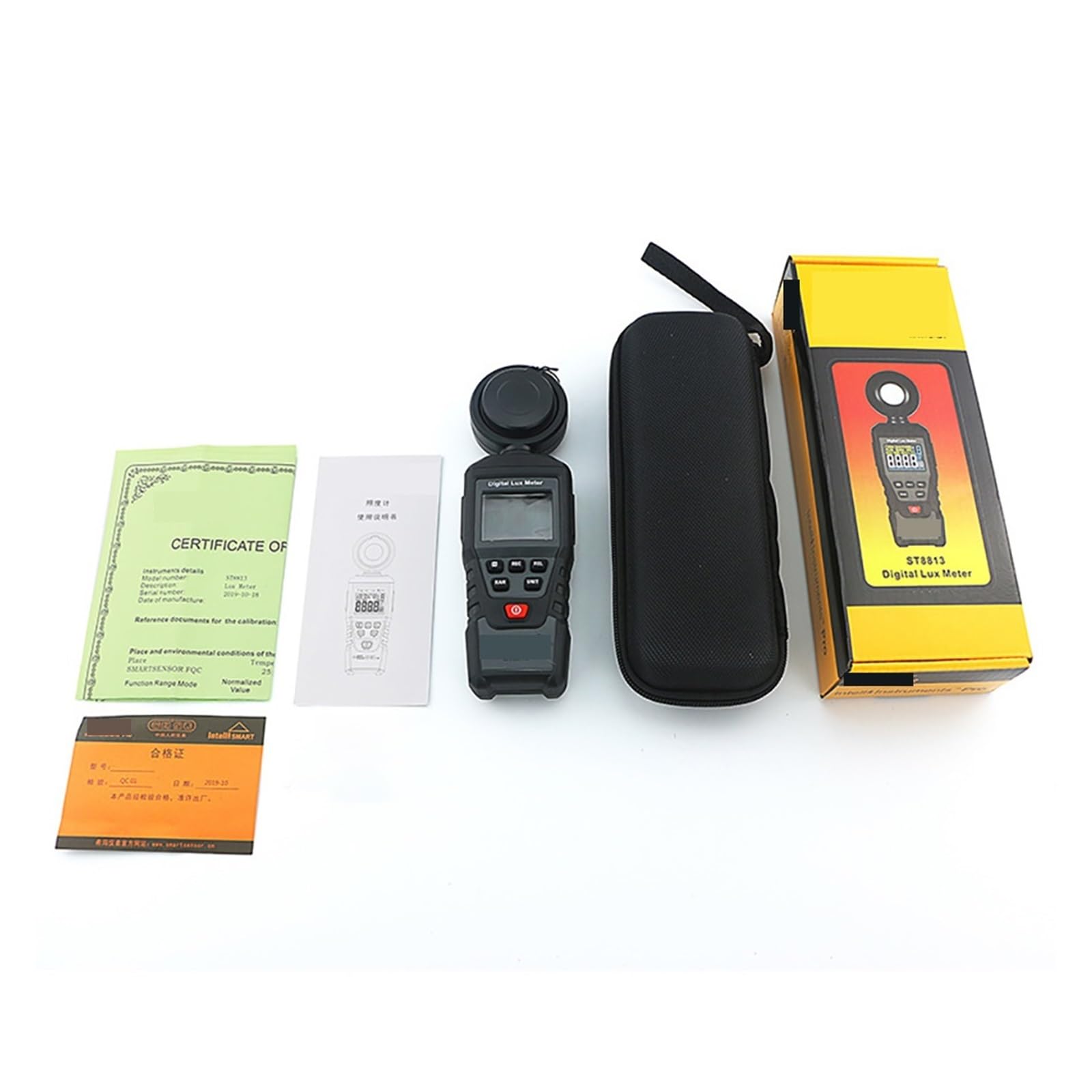 100 000 Lux Intelintny Senor Cyfrowy Luksomierz Miernik Lux/FC Miernik Luminometr Fotometr Spektrometr Spektrofotometr,Tester Wielofunkcyjny