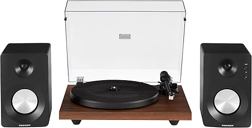 Miniatura 9 de Crosley C6B-MA tocadiscos Bluetooth con accionamiento por correa con brazo de tono ajustable, caoba Mahogany,Nuez,Blanco,Negro