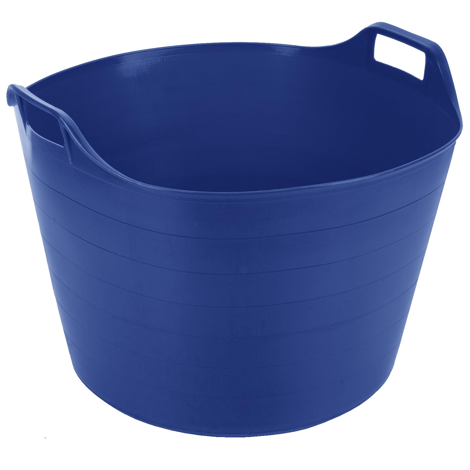 TENLITE 75L Extra large Garden flexi tub storage robust bucket/Multipurpose flexible Container (Blue)