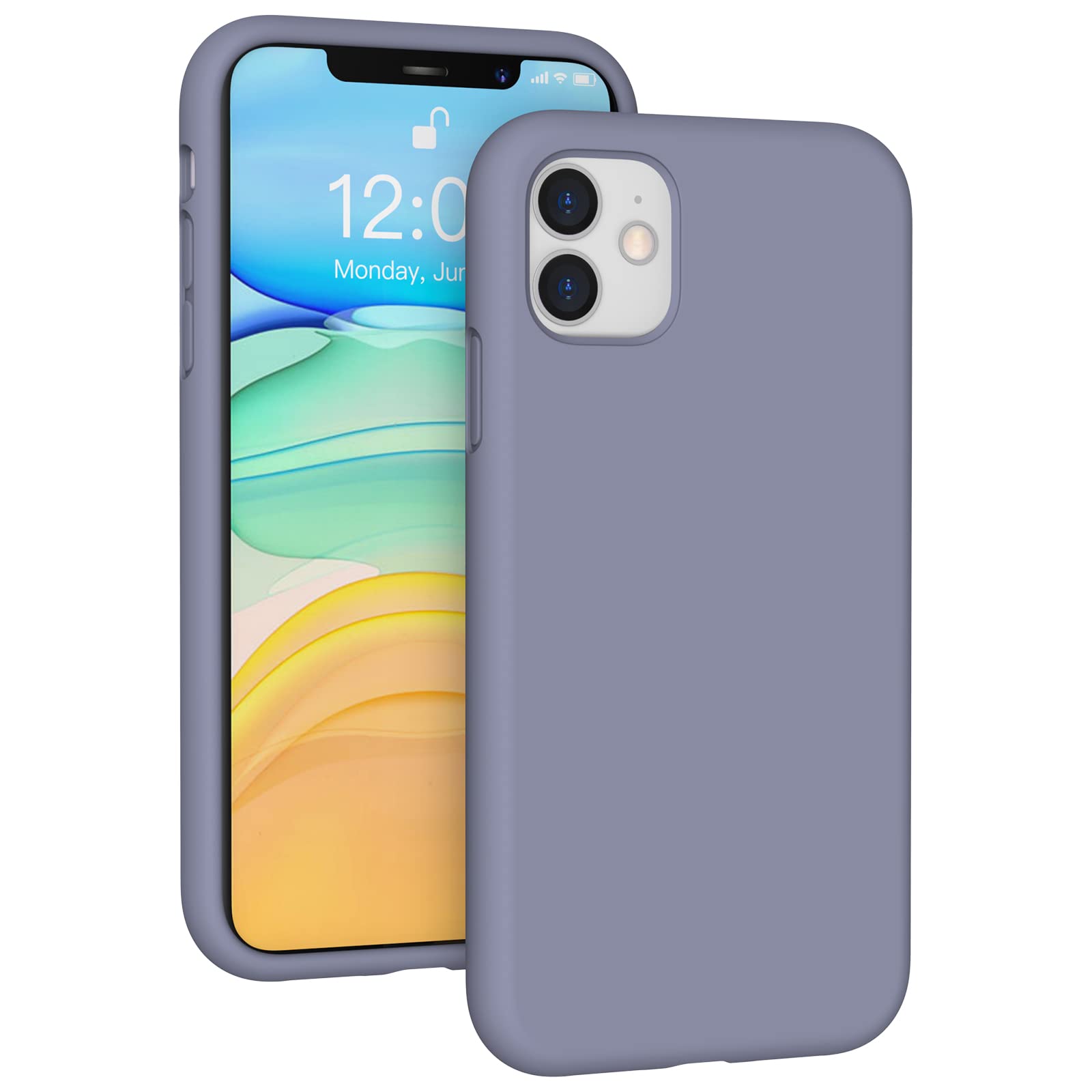 Coque silicone iPhone 11 antichoc avec doublure microfibre douce - 8