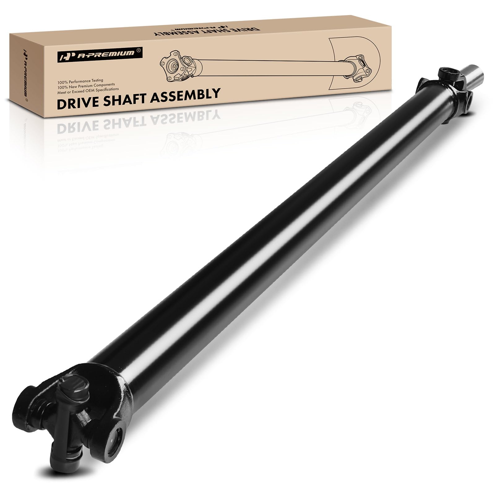 A-Premium 62.01" Rear Drive Shaft Prop Shaft Driveshaft Compatible with Chevrolet & GMC, Silverado 1500 Sierra 1500 4.3L 4.8L 5.3L, Silverado 2500 Sierra 2500 5.3L 6.0L, 1999-2000, [4WD]