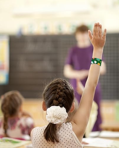 Miniatura 5 de 9 cintas decorativas de grogrén  Love ABC 123 Words School Bus Impreso Cintas para el primer día de escuela, envoltura de regalos, decoración de