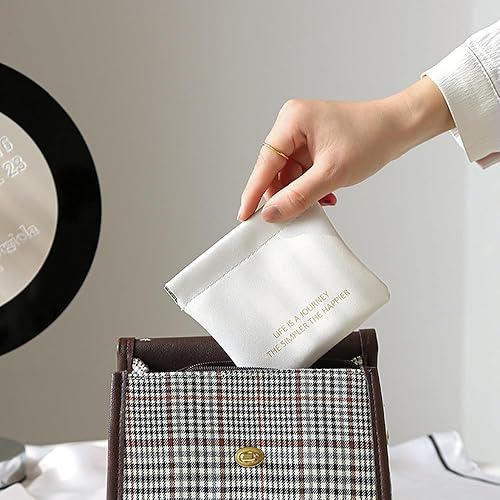 Miniatura 3 de 2 mini bolsas de maquillaje para bolso, bolsa de maquillaje de bolsillo pequeño, bolsa de viaje para cosméticos, bolsa de viaje impermeable, sin