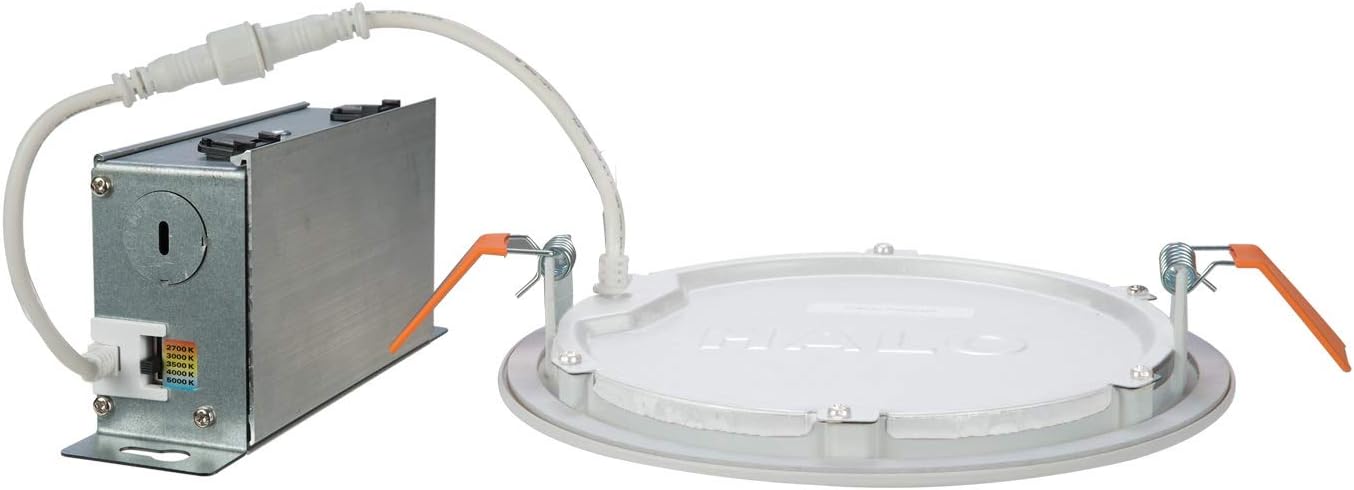 Blасk Frіdау Sаlе 2022 HALO HLB6 3000K Color Temperature New Construction or Remodel Canless Recessed Integrated LED Kit, White, 6 in.