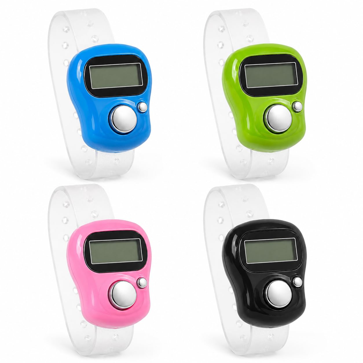 (Pack of 1) Multiuse Finger Counter Portable Hand Finger Counting Machine Digital Head Electronic Tally Counter Pack | Naam jap Counter-image-47