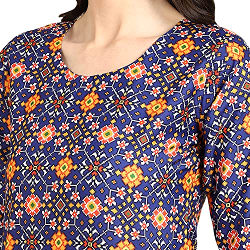 Image of Pinkmint Women's Crepe Digital Print Straight Kurta