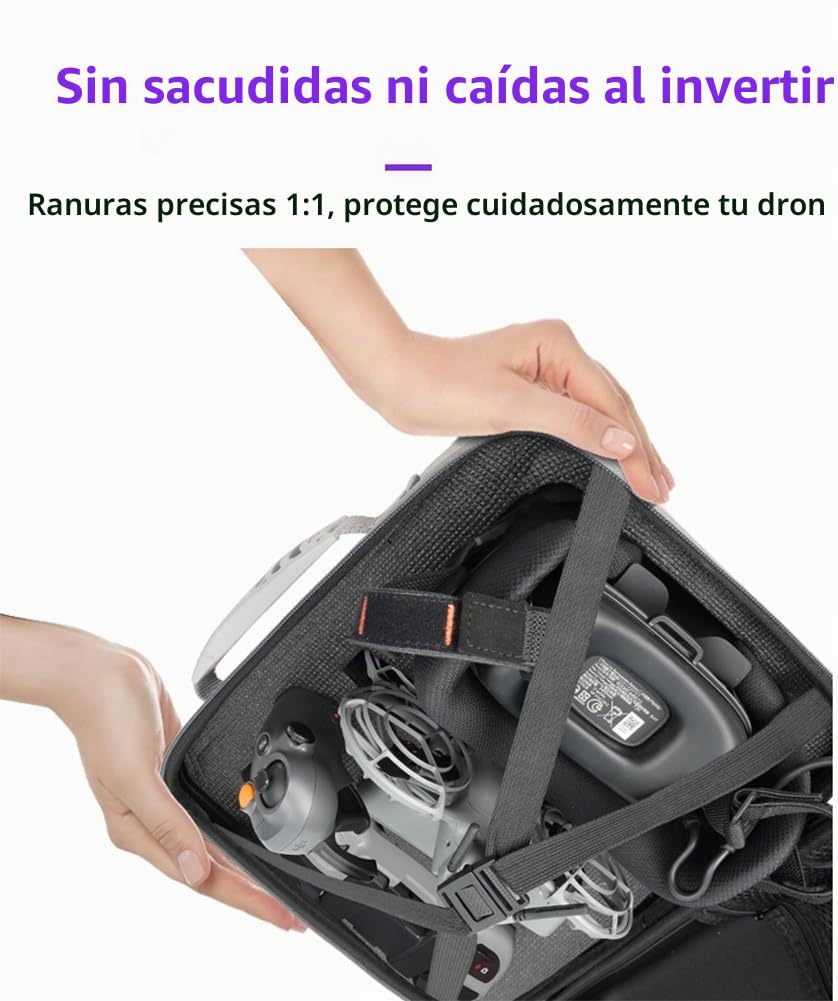 Funda de transporte para DJI Neo 2 Motion Fly More Combo, bolsa de hombro portátil de almacenamiento de viaje para gafas N3, RC Motion 3, hub de carga y otros accesorios para drones, Opción 4