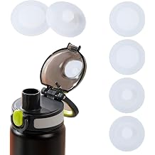 6Pcs Water Cup Leak Stopper Cup Lid Silicone Stopper Plug Bottle Spill Proof Stopper Replacement Round for Tumbler Caps Water Bottle Lid Belly Accessory