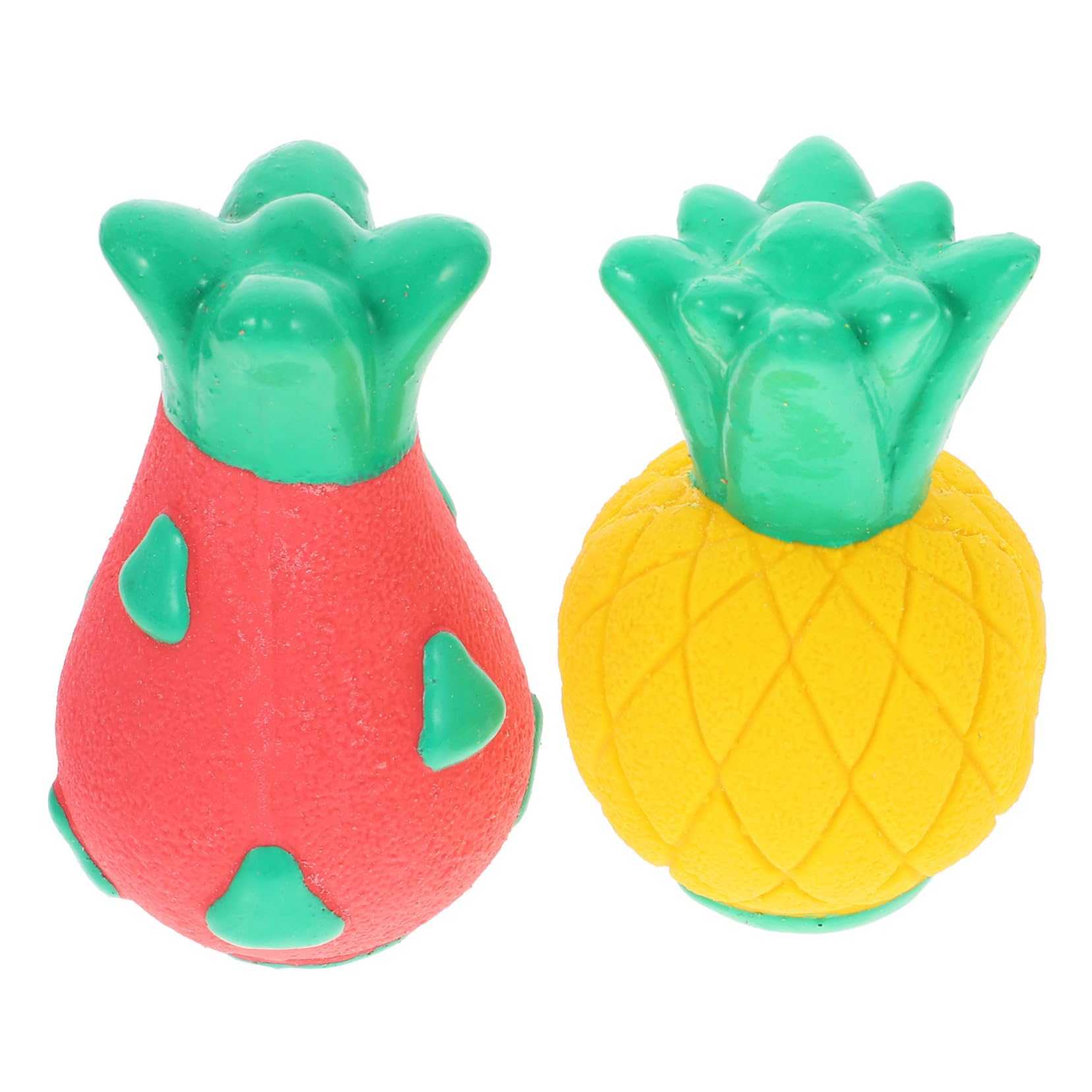 Angoily 8piezas Juguetes De Masticar para Perros Juguetes Interactivos para Limpiar Dientes De Mascotas Accesorios para Perros Pequeños y Medianos Incluye De Piña y Fruta del Dragón