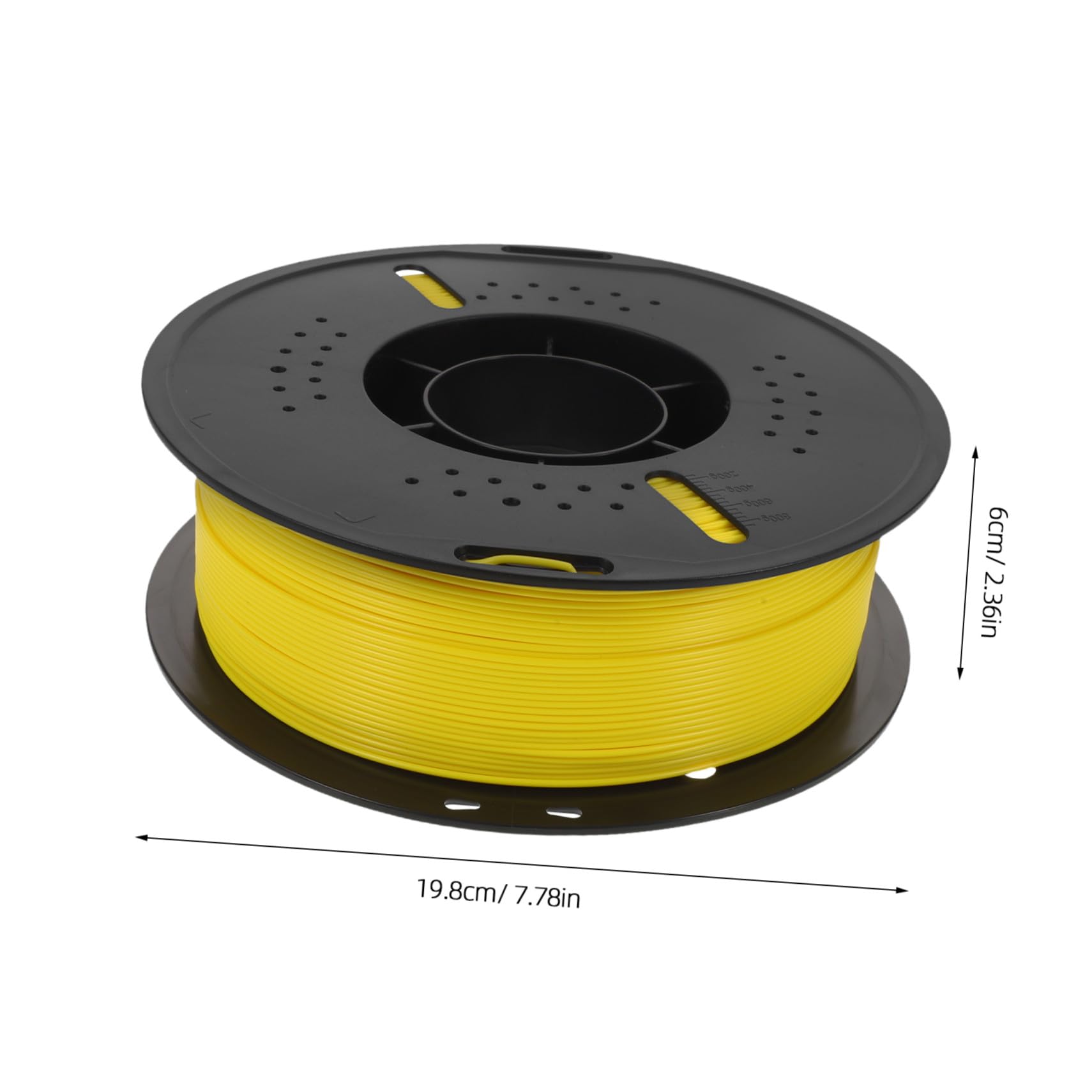 VILLCASE Druckerfilament Pla Gelb Hochpräzises Für Diy-prototypen Und Technischen Anwendungen Kompatibel Mit Vielen Druckern