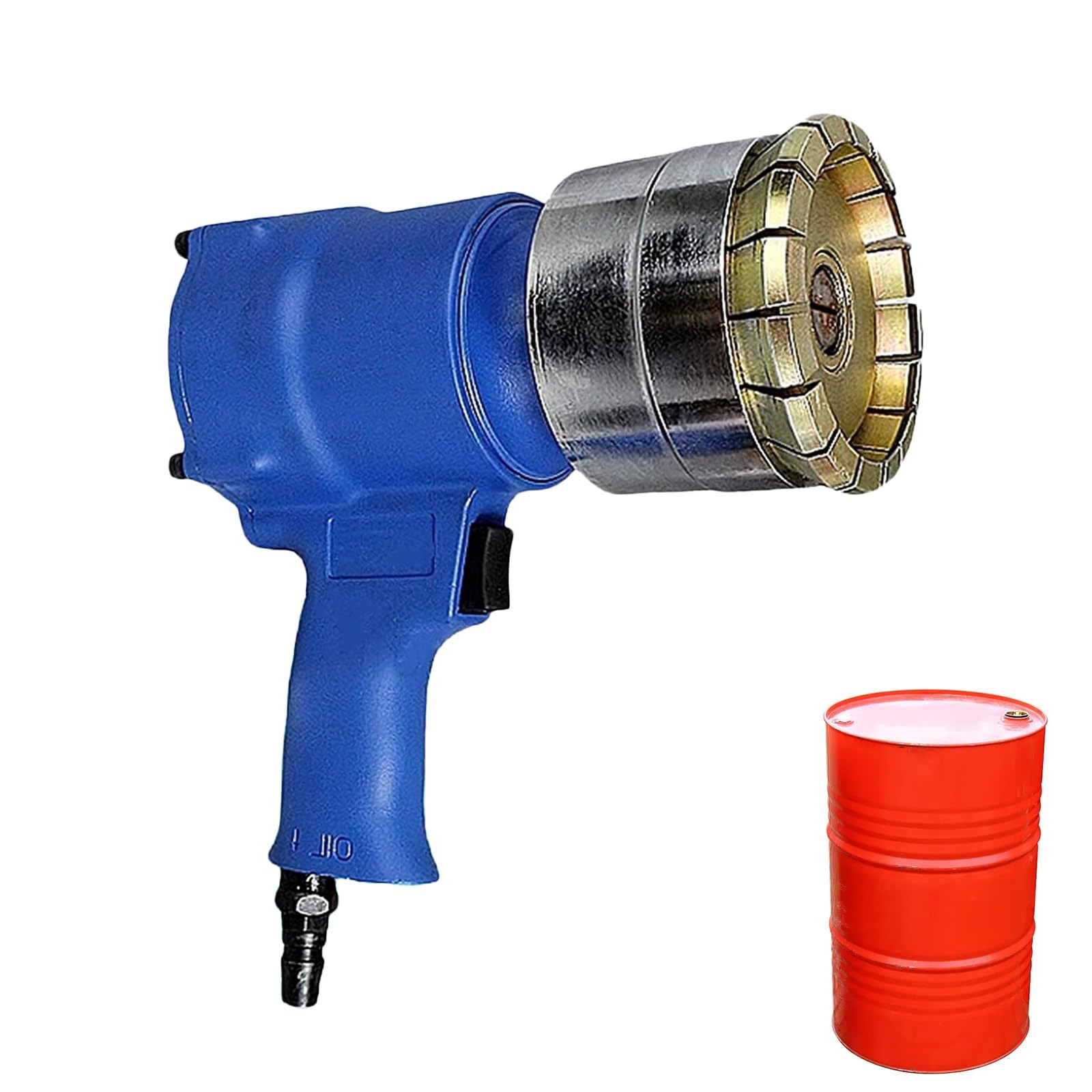 Machine pneumatique de capsulage de tambour d'huile avec étanchéité réglable