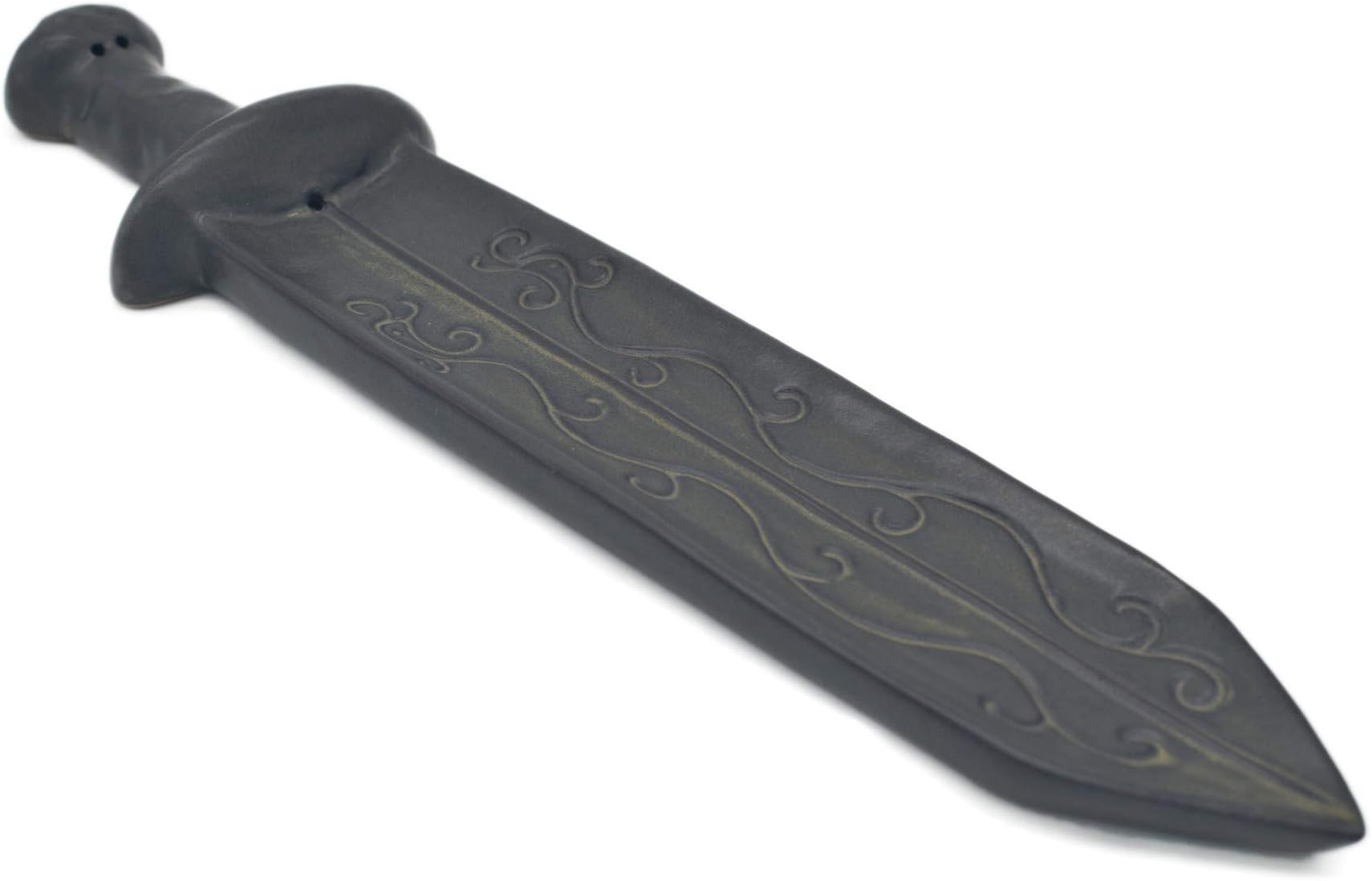 Djiale Incense Stick Holder Sword Ceramic Incense Burner with Ash Catcher 9IN(Sword1)