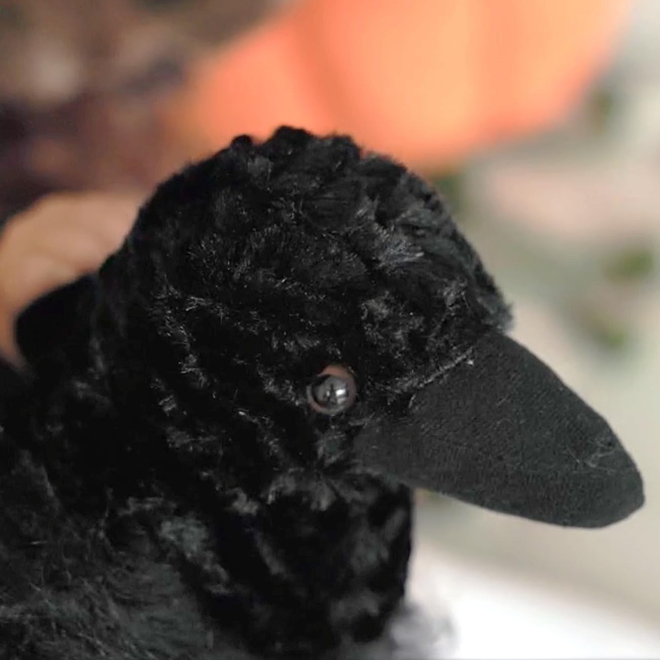 The Petting Zoo Raven Stuffed Animal Plushie, Gifts for Kids, Wild Onez Wildlife Animals, Black Raven Plush Toy 12 Inches