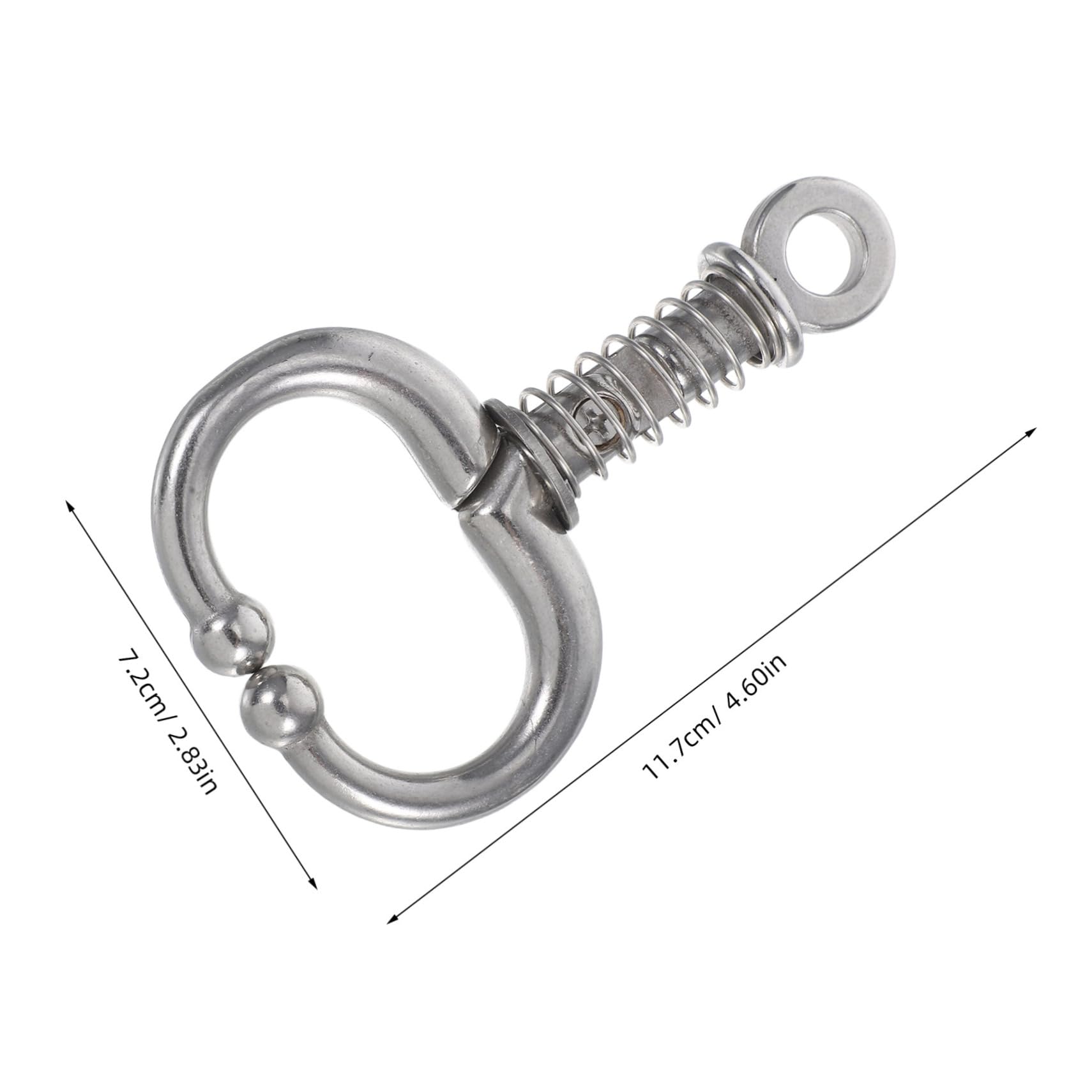 ERINGOGO Calf Weaning Nose Ring Tool Comfortable Fit Easy Installation Durable Cattle Traction Device for Safe Farm Management Reusable Spring Design for Control