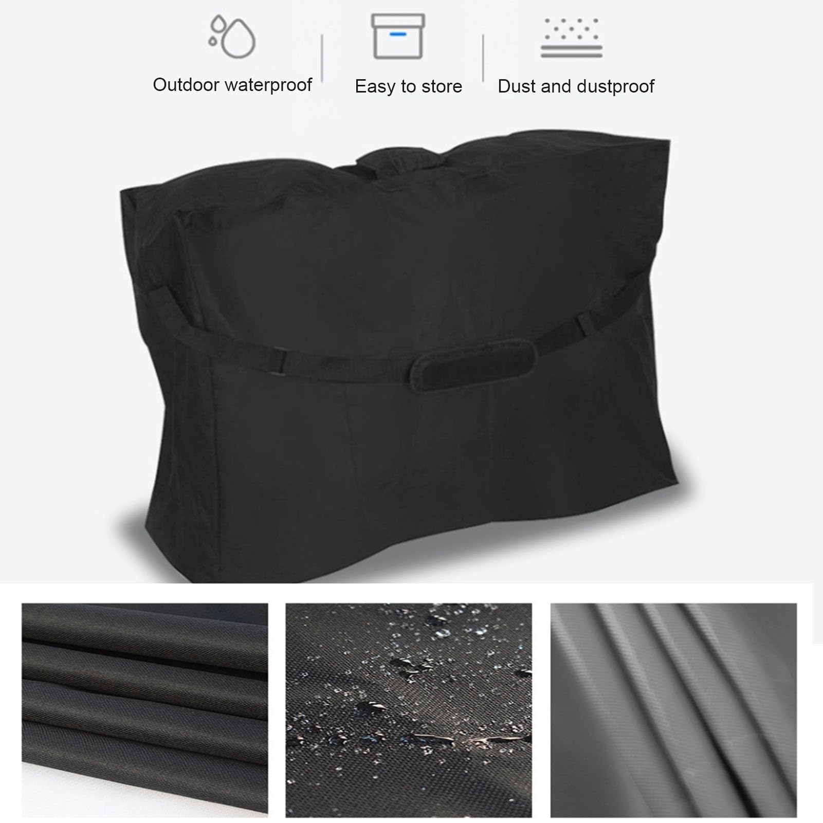 Generico Borsa per Sedia a rotelle Borsa da Viaggio Pieghevole Impermeabile per deambulatori Rollator, Borsa per Schienale Sedia a rotelle, Accessori per Sedia a rotelle(89 * 24 * 66cm)