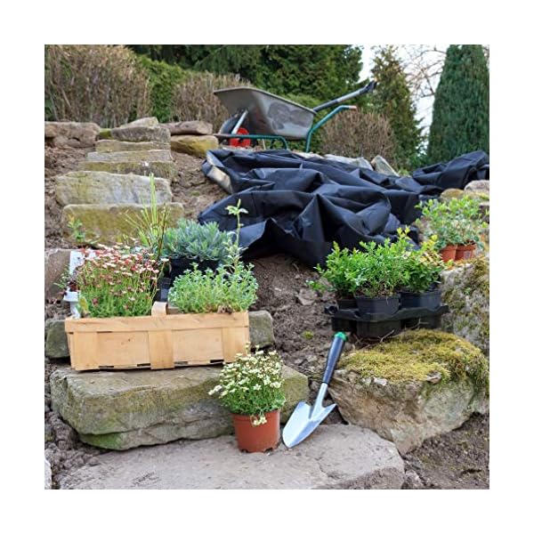 GardenMate 1mx50m Rolle 200g/m² Premium Gartenvlies - Unkrautvlies Extrem Reißfestes Unkrautschutzvlies - Hohe UV… – Bild 6