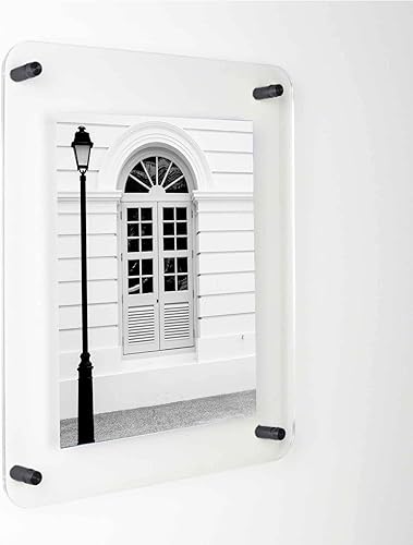 Miniatura 2 de Marco de acrílico flotante de 20 x 30 pulgadas, accesorios de montaje en pared, acrílico transparente de 20 x 30 pulgadas, marco de fotos flotante