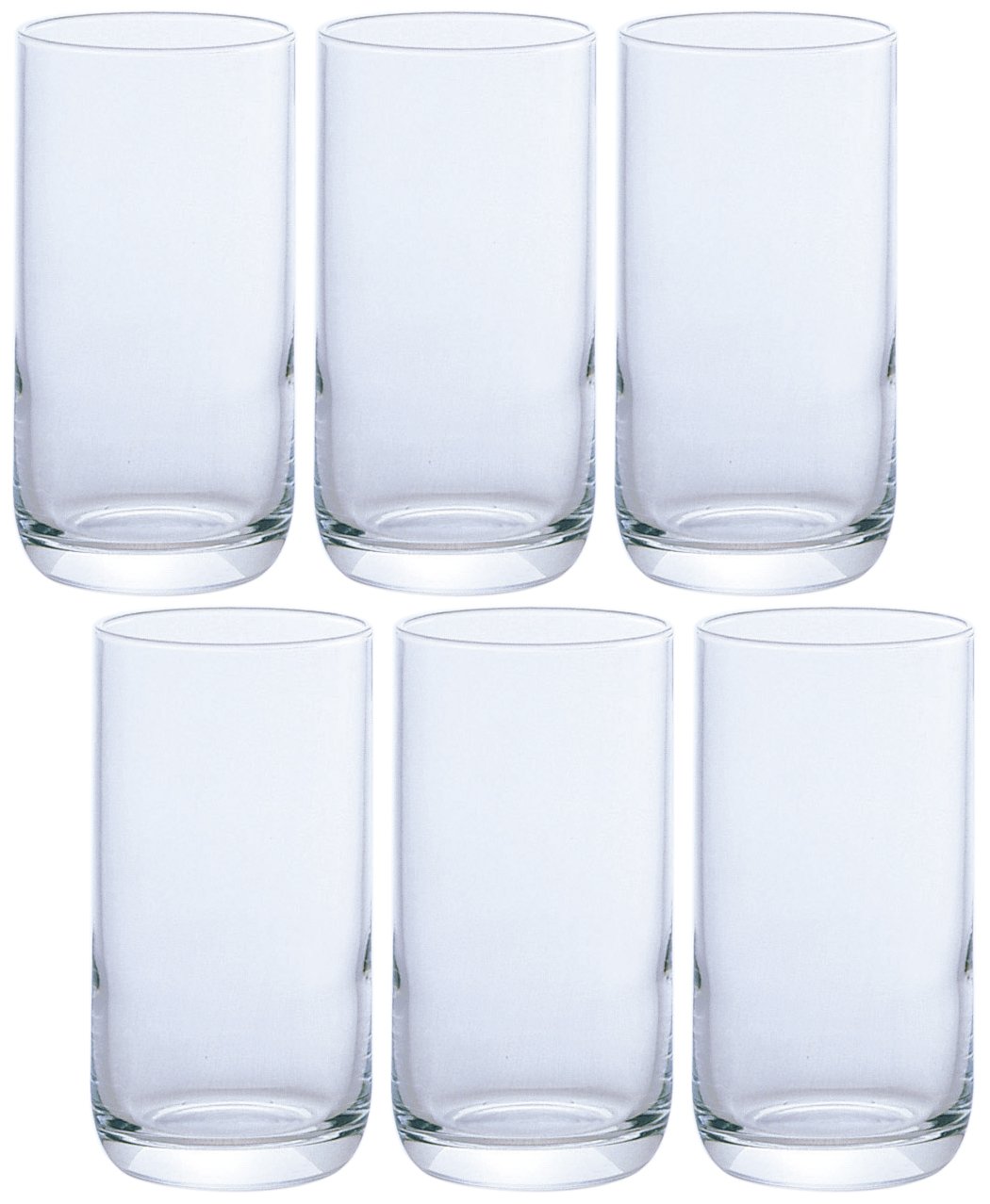 Aderia Culture Glass Tumbler Set of 6 8.5oz Soda Glass Made in Japan