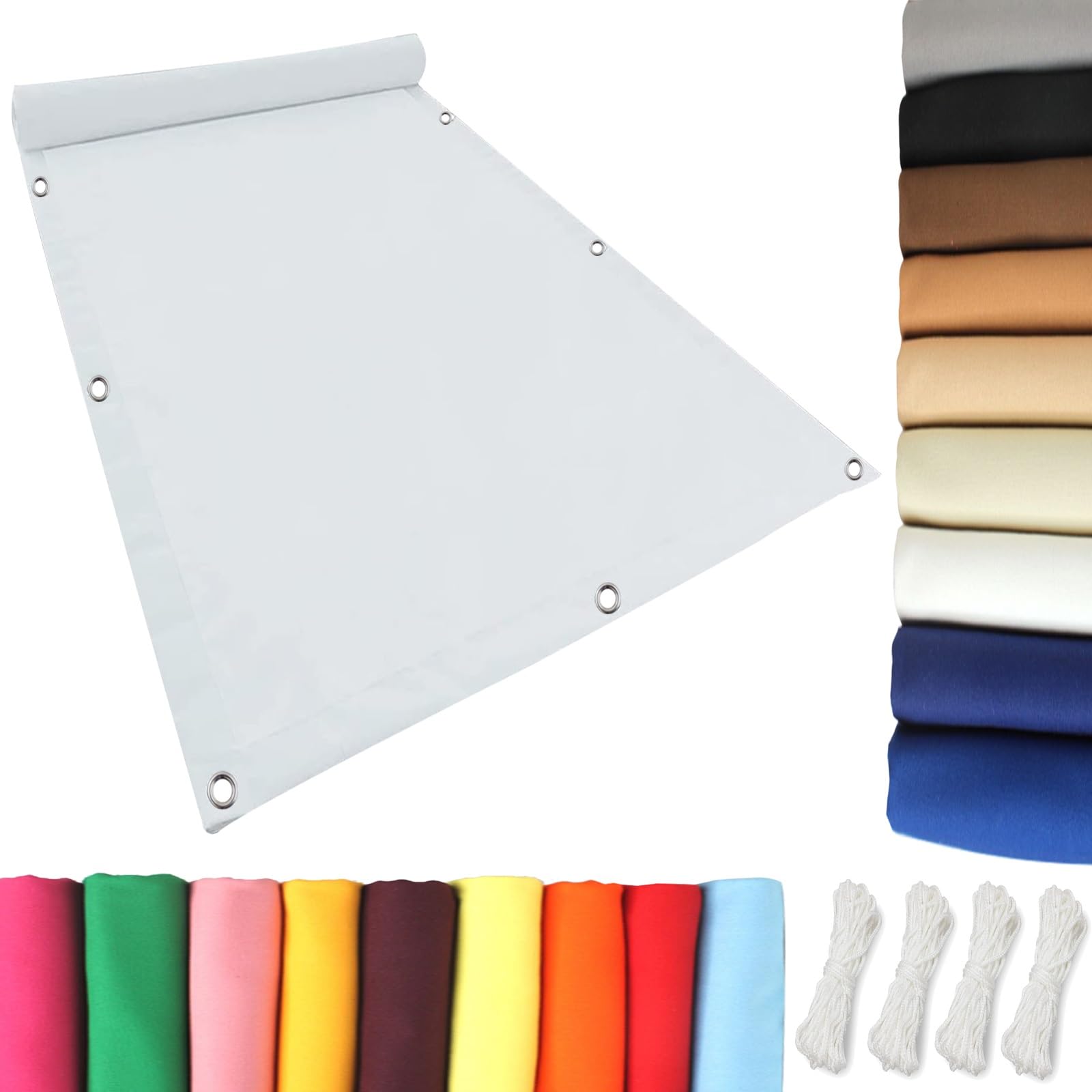 Voile d'ombrage imperméable 3x5m fini les coups de soleil et la pluie gâchant vos repas de jardin