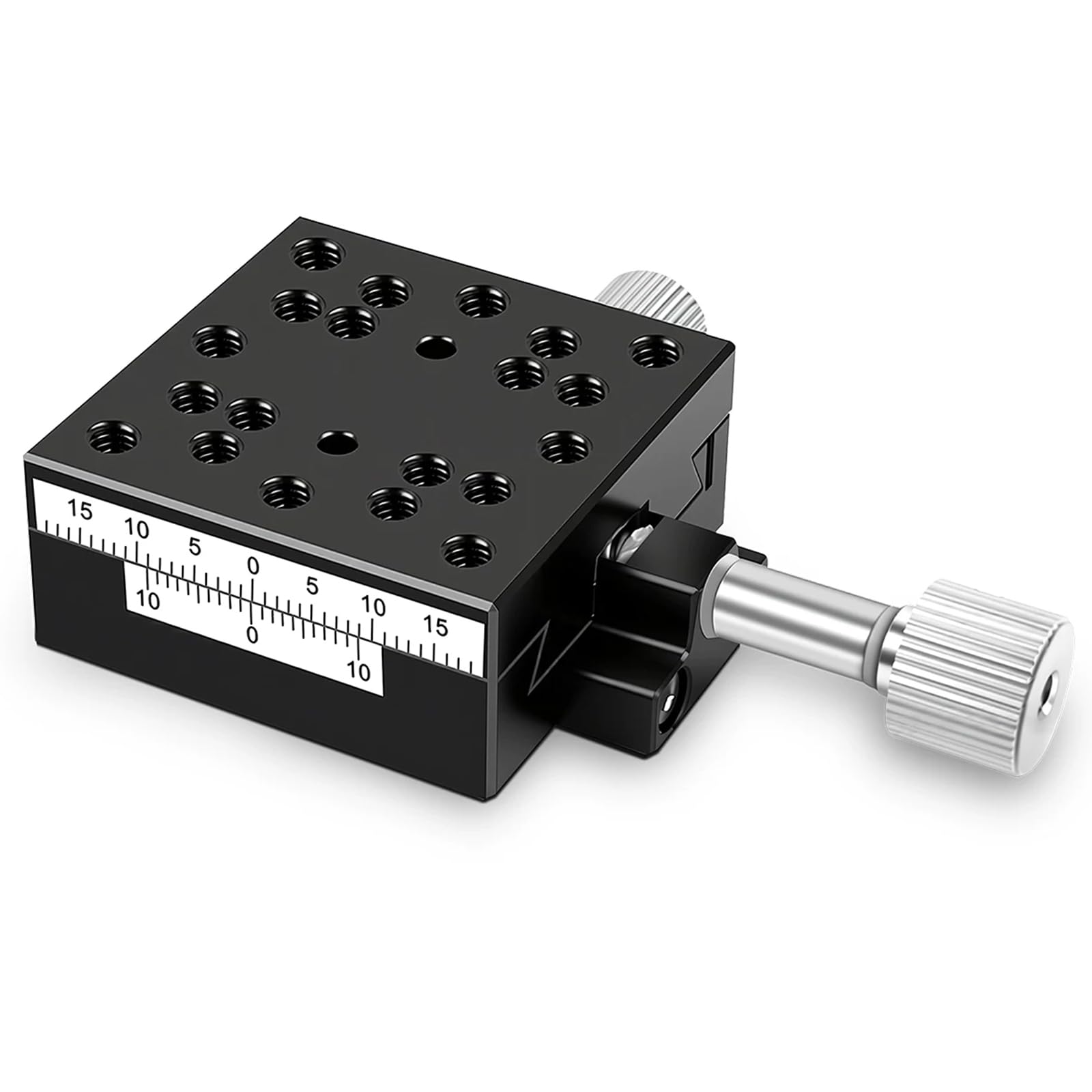 Vituord X-axis Linear Stage, Manual Fine Tune Sliding Table, With Dovetail Groove, Gear/rack Drive Precision Platform, For Optical Alignment & Lab Adjustment 40mm